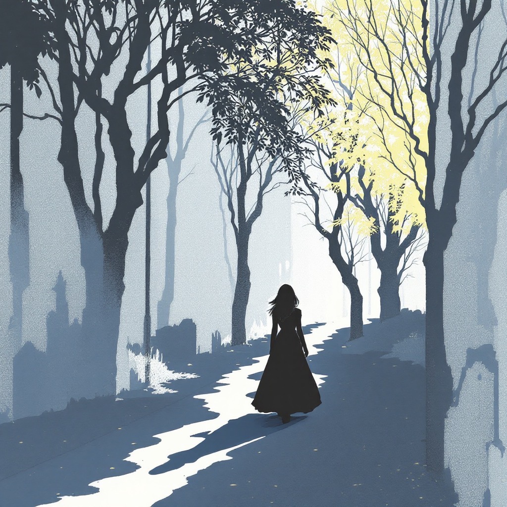 Sample image in the Ghosted Segment Stencil style