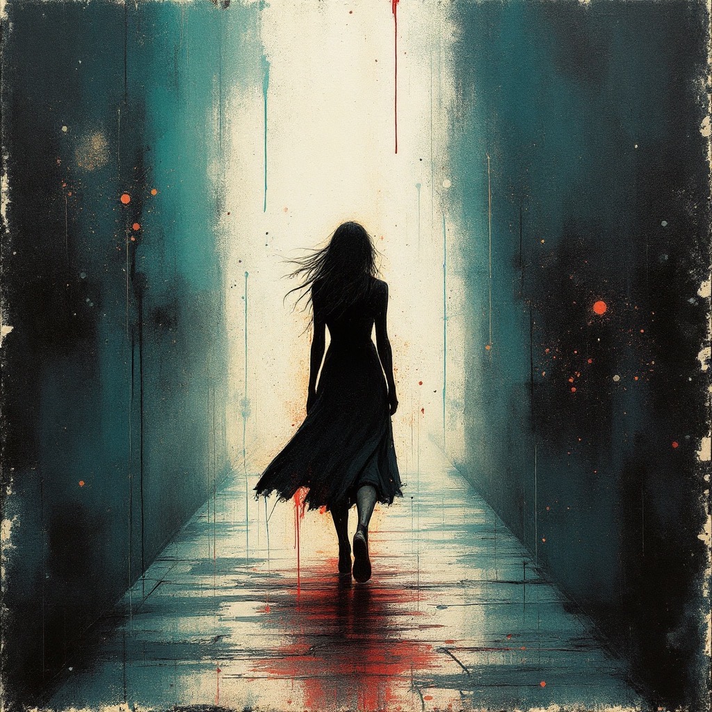 Sample image in the Corroded Teal Runoff style