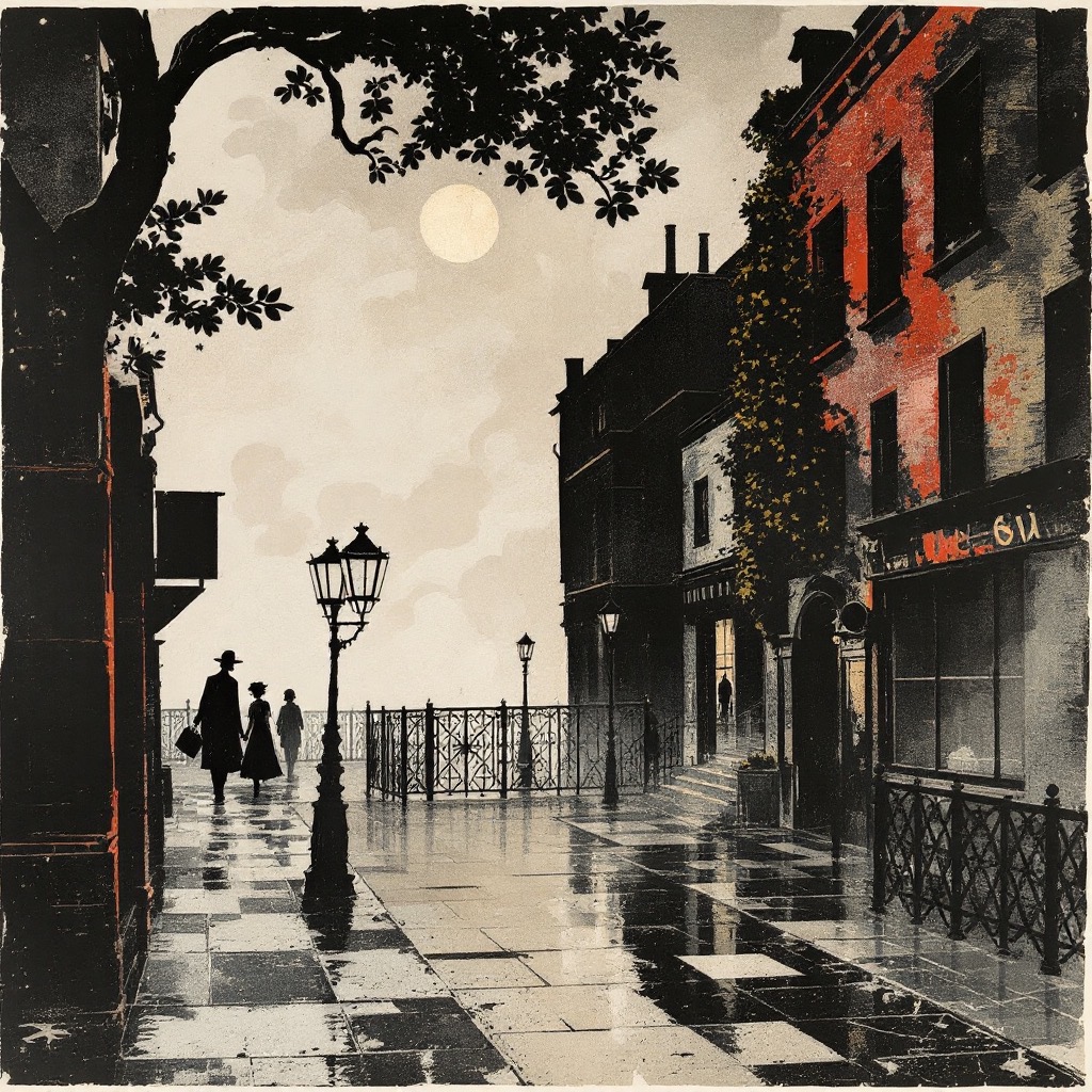 Sample image in the Smoked Crackle Glaze style