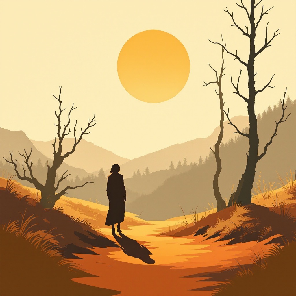 Sample image in the Hazed Sienna Posterplanes style