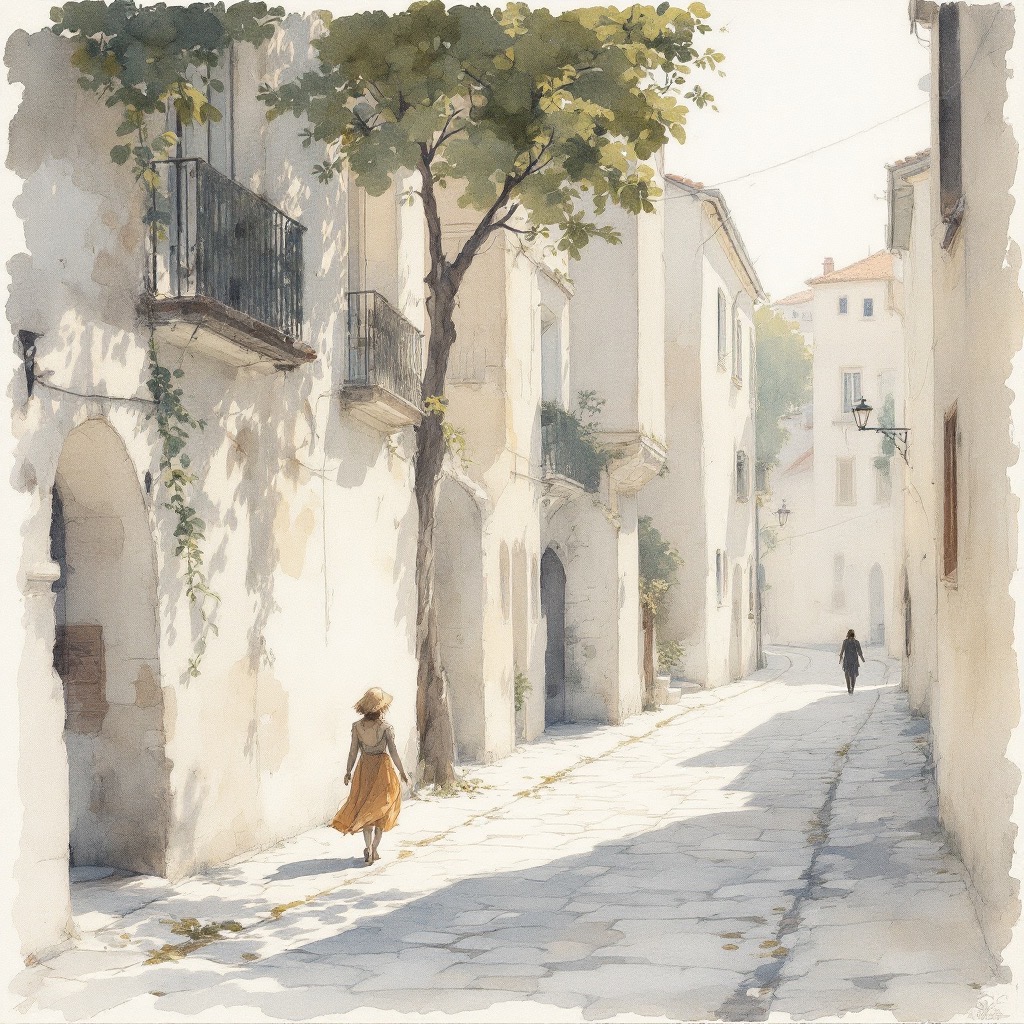 Sample image in the Bleached Paper Wash style