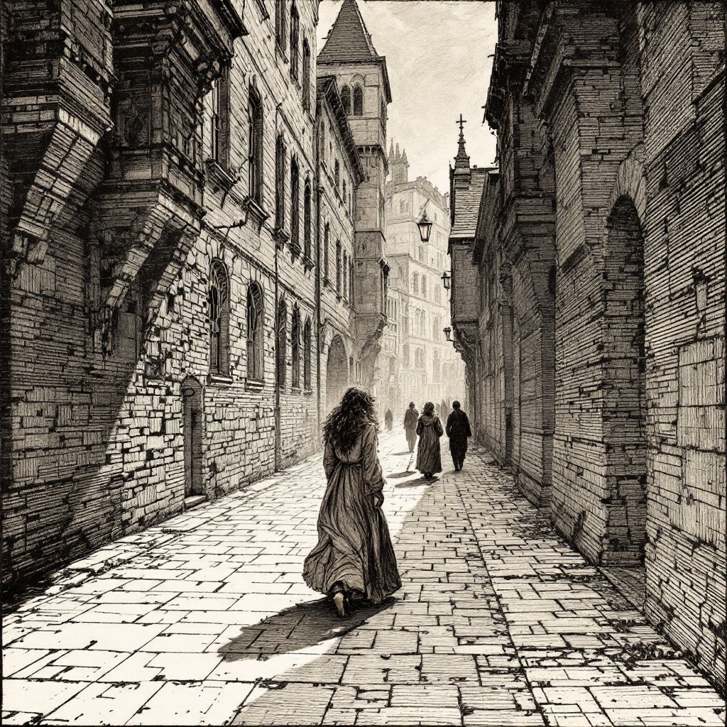 Sample image in the Sepia Burin Hatch style