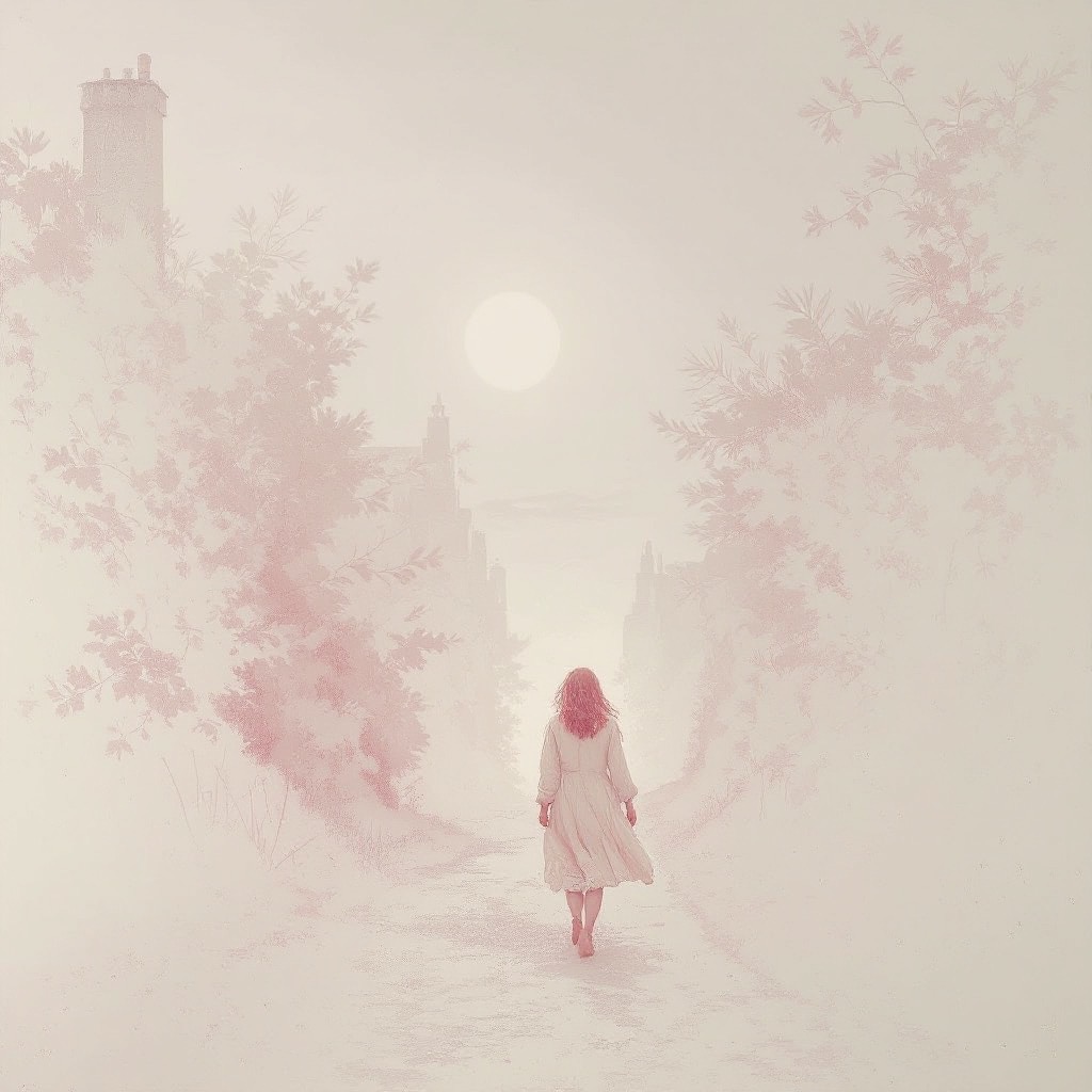 Sample image in the Pitted Chalk Halation style