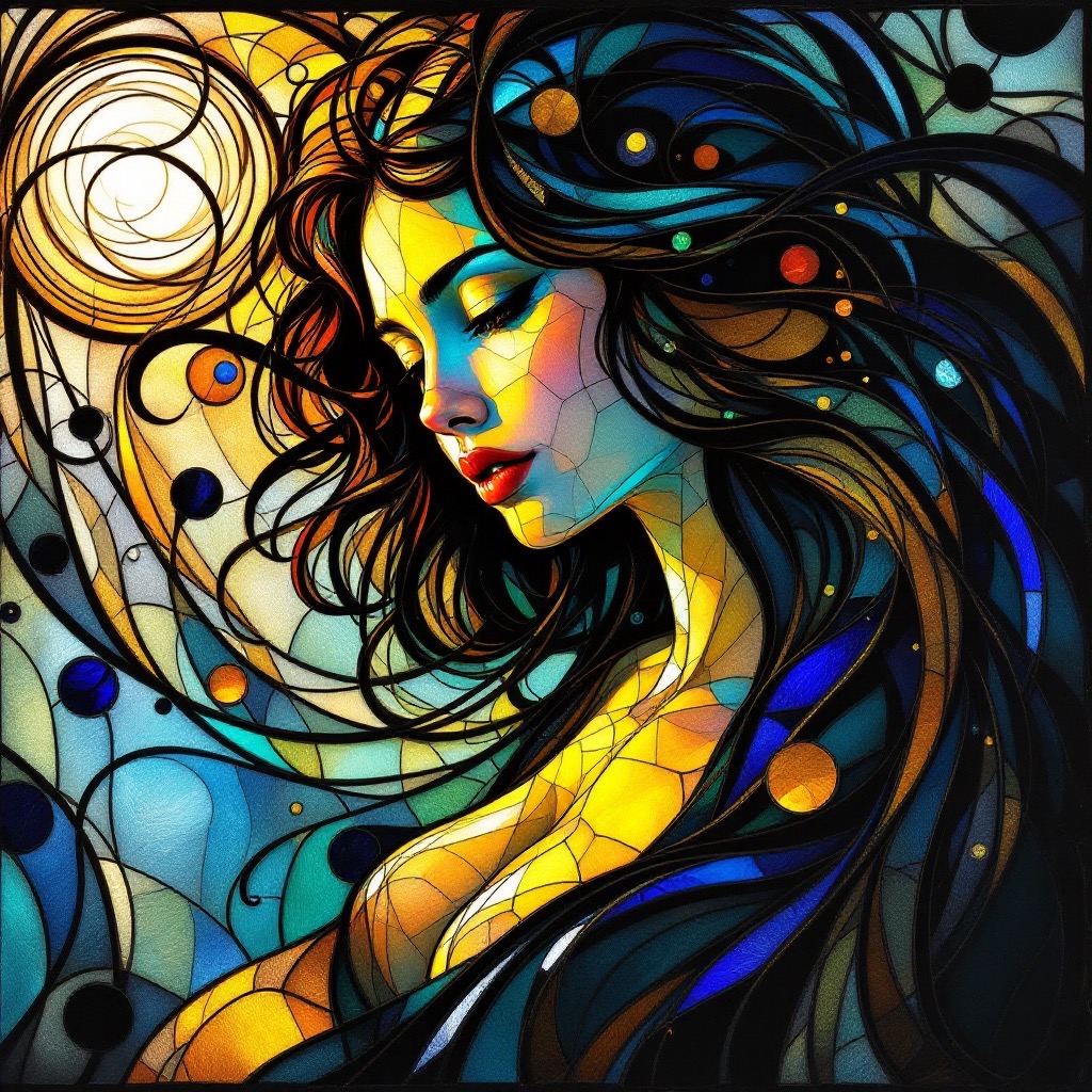 Sample image in the Fumed Cobalt Whiplash style