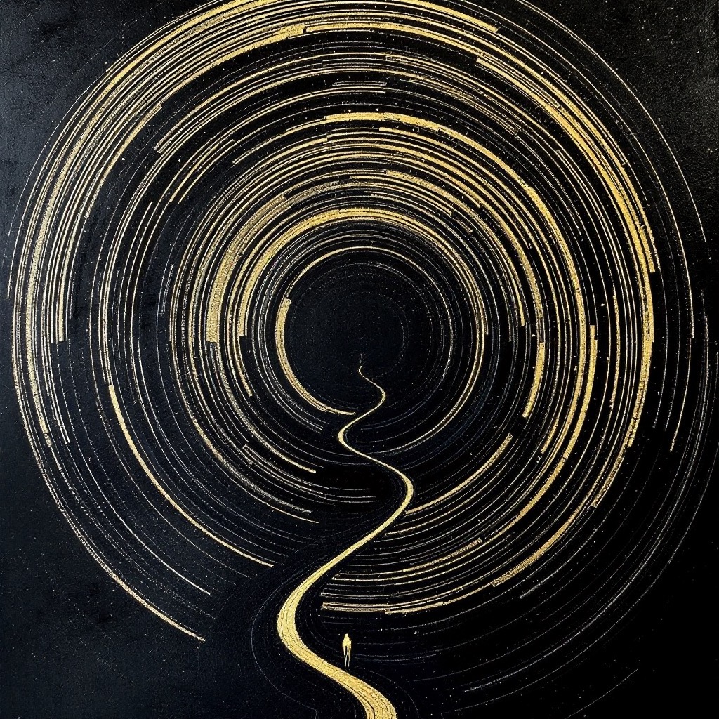 Sample image in the Trowelled Gilt Pulse style
