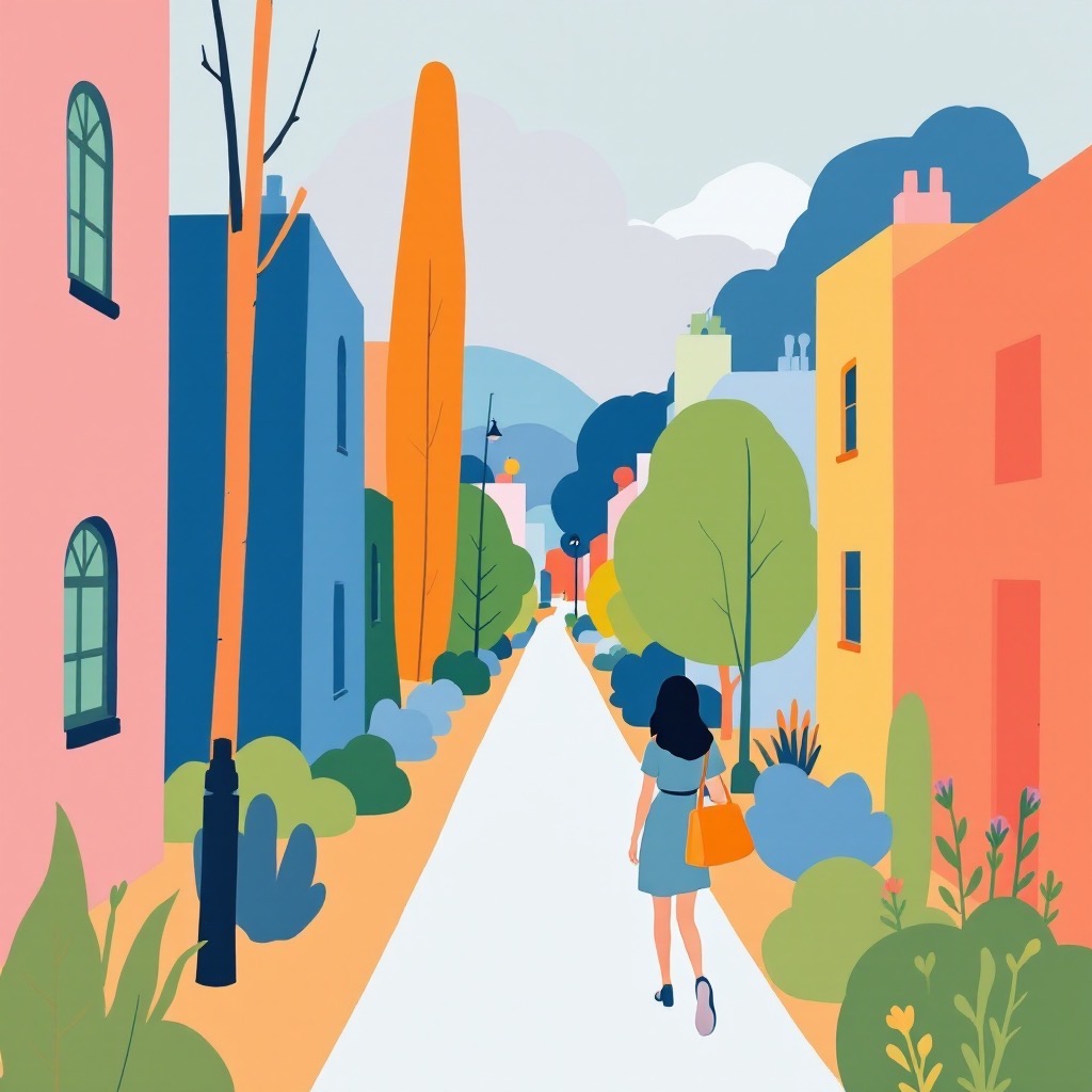 Sample image in the Chalk Pastel Cutout style
