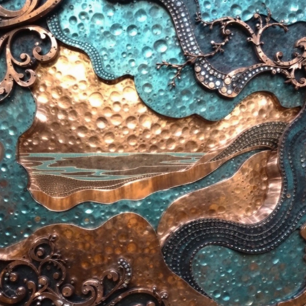 Sample image in the Hammered Copper style