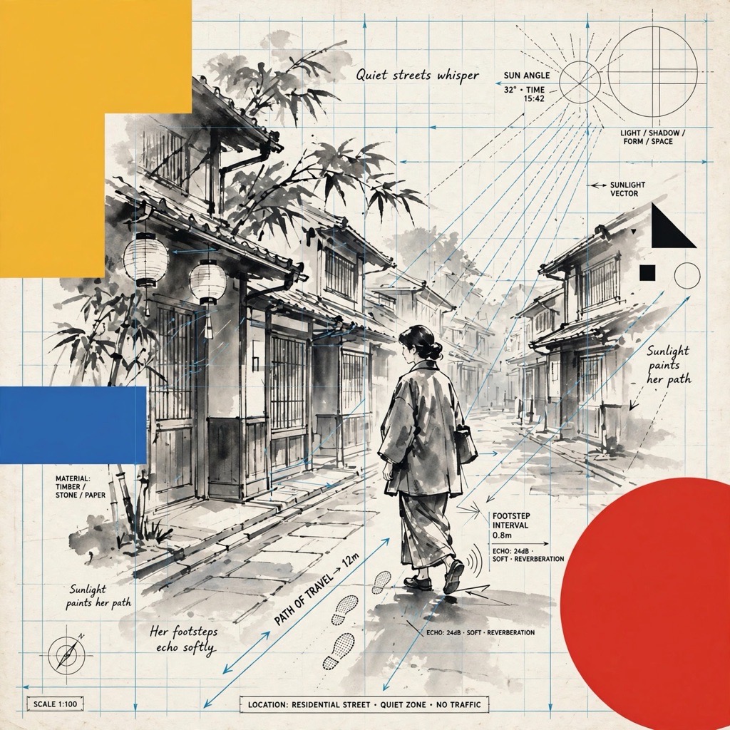 The Blueprint Bauhaus Draft style rendered with muse-image-1.0