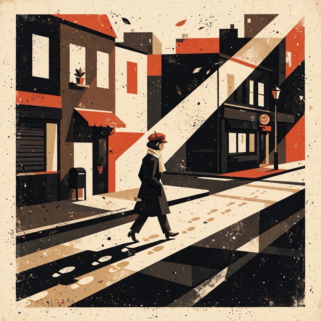The Vermilion Speckle Cutout style rendered with muse-image-1.0