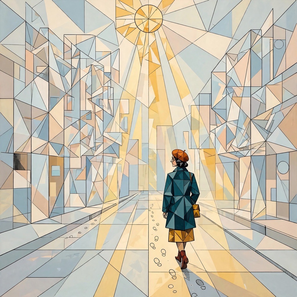The Faceted Gouache Prism style rendered with muse-image-1.0