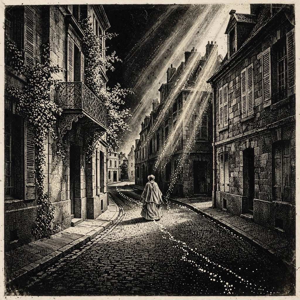 The Inverted Stipple Etching style rendered with muse-image-1.0